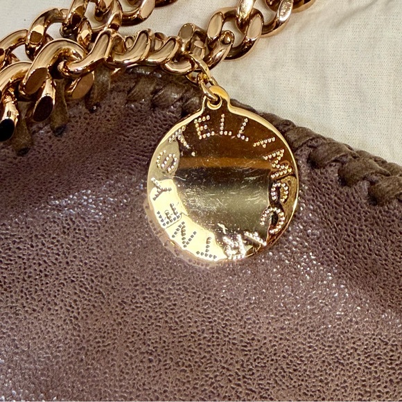 Stella McCartney Original Falabella Shaggy Deer Vegan Suede Chain Shoulder Bag - Picture 3 of 16